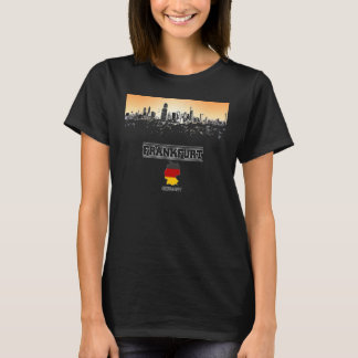 Frankfurt Deutschland Skyline Vacation Souvenir St T-Shirt
