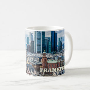 Frankfurt, Deutschland - Stadtansicht Kaffeetasse
