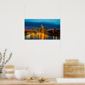 Frankfurt Deutschland Stadtbild Poster (Küche)