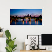 Frankfurt Deutschland Stadtbild Poster (Heimbüro)