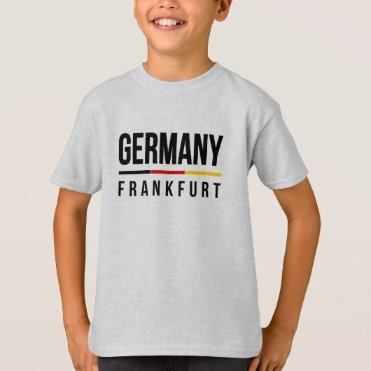 Frankfurt Deutschland T-Shirt (Vorderseite)