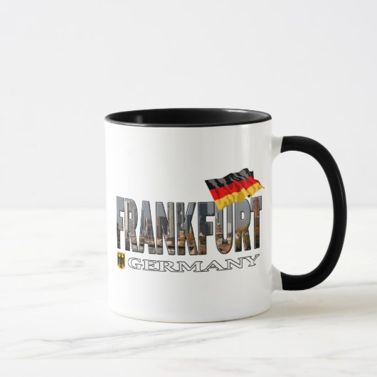 Frankfurt Deutschland Tasse (Rechts)