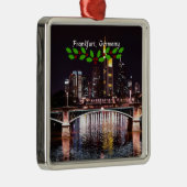 Frankfurt, Deutschland, Weihnachten, Ornament Aus Metall (Rechts)