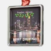Frankfurt, Deutschland, Weihnachten, Ornament Aus Metall (Links)