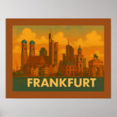 Frankfurt Germany City Art Poster (Vorne)