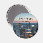 Frankfurt Germany Souvenir Magnet (Vorderseite/Rückseite)