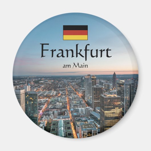 Frankfurt Germany Souvenir Magnet (Vorne)