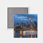 Frankfurt Germany Souvenir Magnet (Vorderseite/Rückseite)