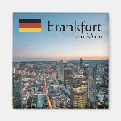 Frankfurt Germany Souvenir Magnet (Vorne)