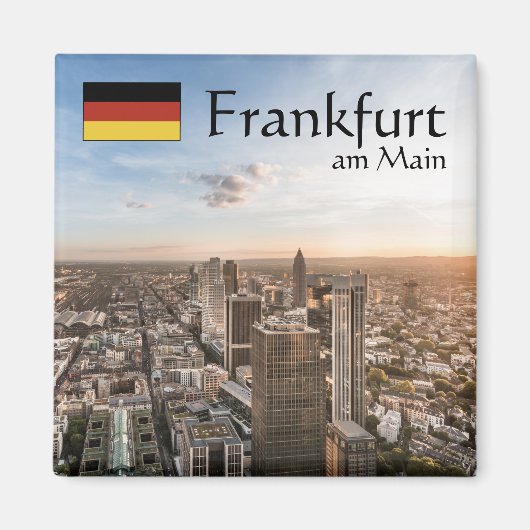 Frankfurt Germany Souvenir Magnet (Vorne)