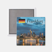 Frankfurt Germany Souvenir Magnet (Vorderseite/Rückseite)