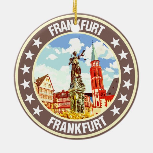 Frankfurt Keramik Ornament (Hinten)