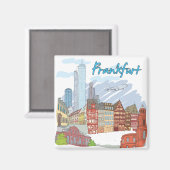 Frankfurt Magnet (Vorderseite/Rückseite)