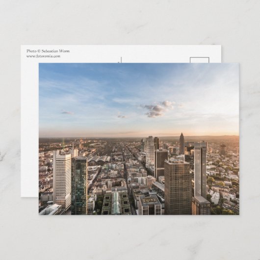 Frankfurt/Main Postkarte (Vorne/Hinten)