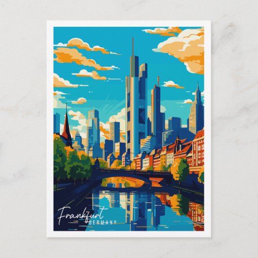 Frankfurt/Main Postkarte (Vorderseite)