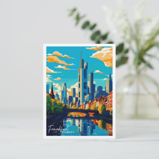 Frankfurt/Main Postkarte (Stehend Vorderseite)