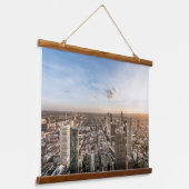 Frankfurt/Main Wandteppich Mit Holzrahmen (Gewinkelt)