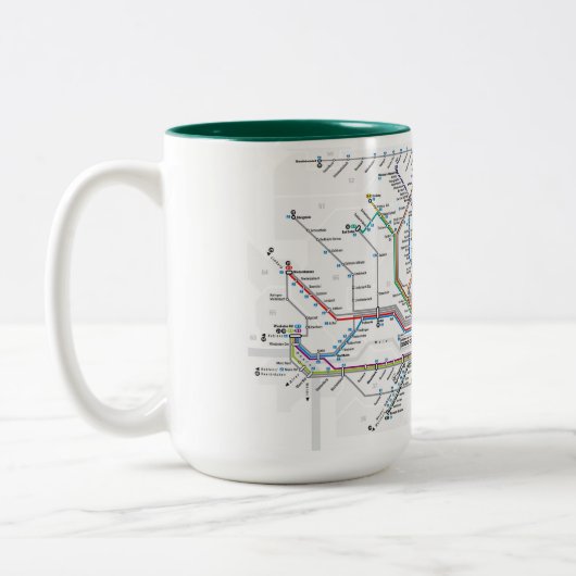 Frankfurt-Metro Tasse (Links)