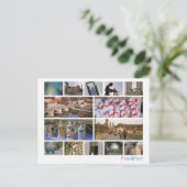 Frankfurt-Multi-Image Postkarte (Stehend Vorderseite)