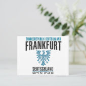 Frankfurt Postkarte (Stehend Vorderseite)