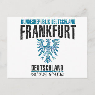 Frankfurt Postkarte