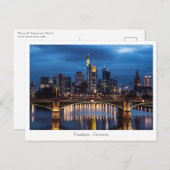 Frankfurt Postkarte (Vorne/Hinten)