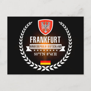 Frankfurt Postkarte
