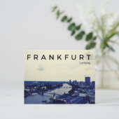 Frankfurt Postkarte (Stehend Vorderseite)