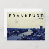 Frankfurt Postkarte (Vorne/Hinten)