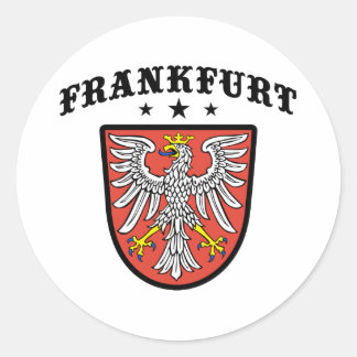 Frankfurt Runder Aufkleber