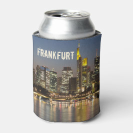 Frankfurt Skyline Deutschland Vintag Souvenirgesch Dosenkühler