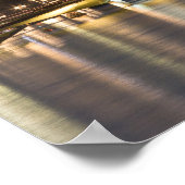 Frankfurt Skyline Deutschland Vintag Souvenirgesch Poster (Ecke)