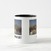 Frankfurt Skyline Deutschland Vintag Souvenirgesch Tasse (Zentrum)