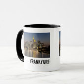 Frankfurt Skyline Deutschland Vintag Souvenirgesch Tasse (Vorderseite Links)