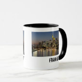 Frankfurt Skyline Deutschland Vintag Souvenirgesch Tasse (VorderseiteRechts)