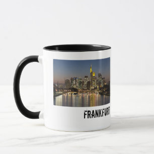 Frankfurt Skyline Deutschland Vintage Souvenir Ges Tasse