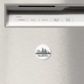 Frankfurt Skyline Kühlschrank Magnet (In Situ (Geschirrspüler))