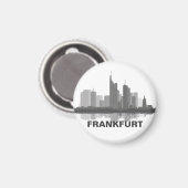 Frankfurt Skyline Kühlschrank Magnet (Vorderseite/Rückseite)