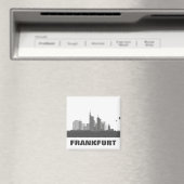 Frankfurt Skyline Kühlschrank Magnet (In Situ (Geschirrspüler))