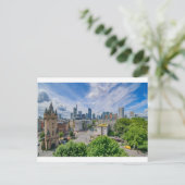 Frankfurt Skyline Postkarte (Stehend Vorderseite)