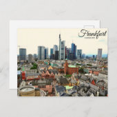 Frankfurt View Postkarte (Vorne/Hinten)
