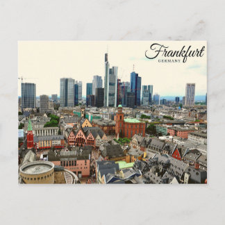 Frankfurt View Postkarte