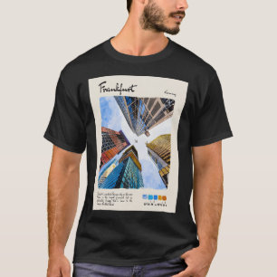Frankfurt Vintage Aquarell Reise T-Shirt