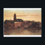 Frankfurt von Gustave Courbet Postkarte<br><div class="desc">'Realismus' schöne Bilder von legendären Künstlern</div>