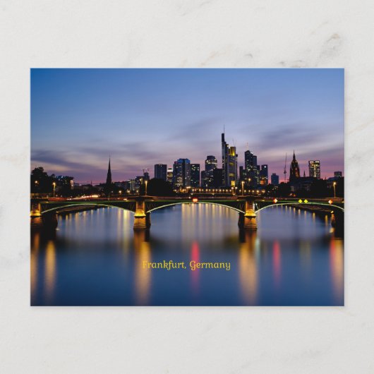 Frankfurter Brücke, Deutschland Postkarte (Vorderseite)