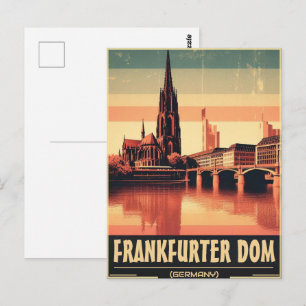 Frankfurter Dom am Main Frankfurter Kathedrale Postkarte