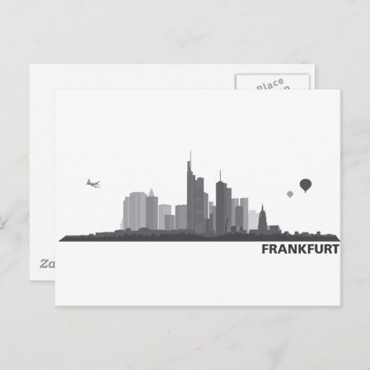 Frankfurter Geschenkideen Postkarte (Vorne/Hinten)