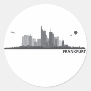 Frankfurter Geschenkideen Runder Aufkleber