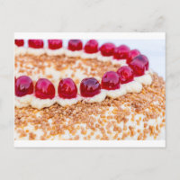 Frankfurter Kronenkuchen mit Kirschen aus rustikal
