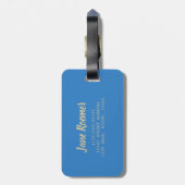 Frankfurter Roemer Deutschland Frankfurter Rathaus Gepäckanhänger (Rückseite vertikal)